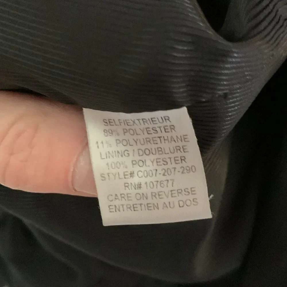 Alice + Olivia black long draped collar tuxedo style blazer